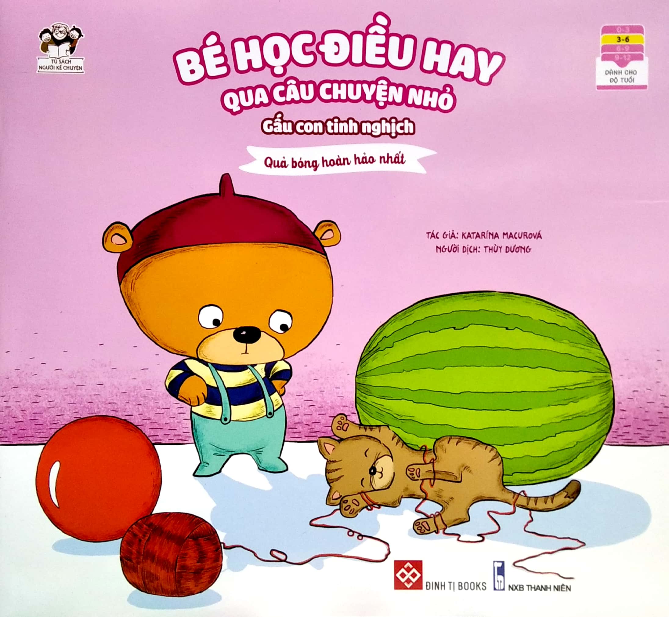 bé học điều hay qua câu chuyện nhỏ - gấu con tinh nghịch - quả bóng hoàn hảo nhất - Ảnh 2