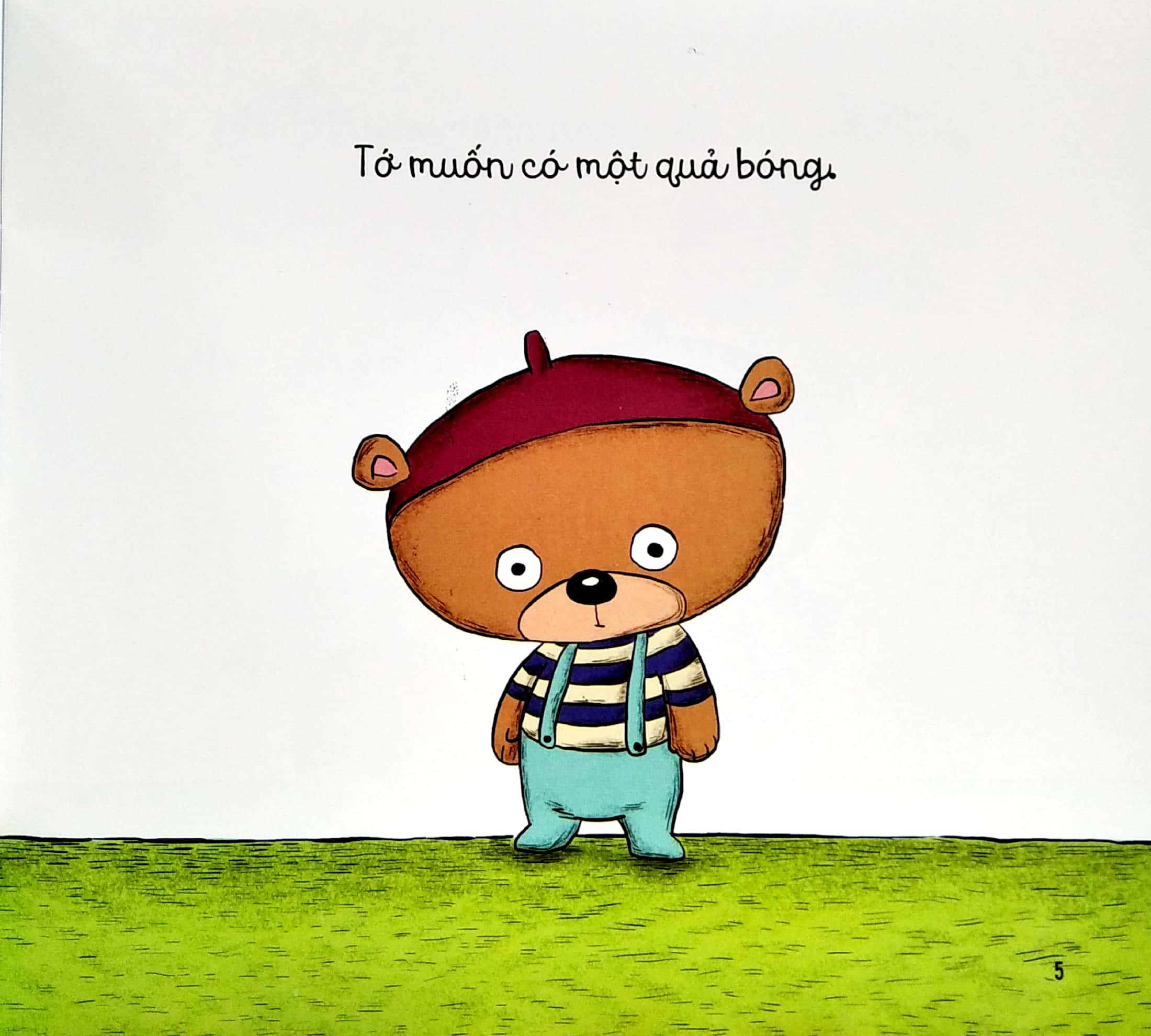 bé học điều hay qua câu chuyện nhỏ - gấu con tinh nghịch - quả bóng hoàn hảo nhất - Ảnh 3