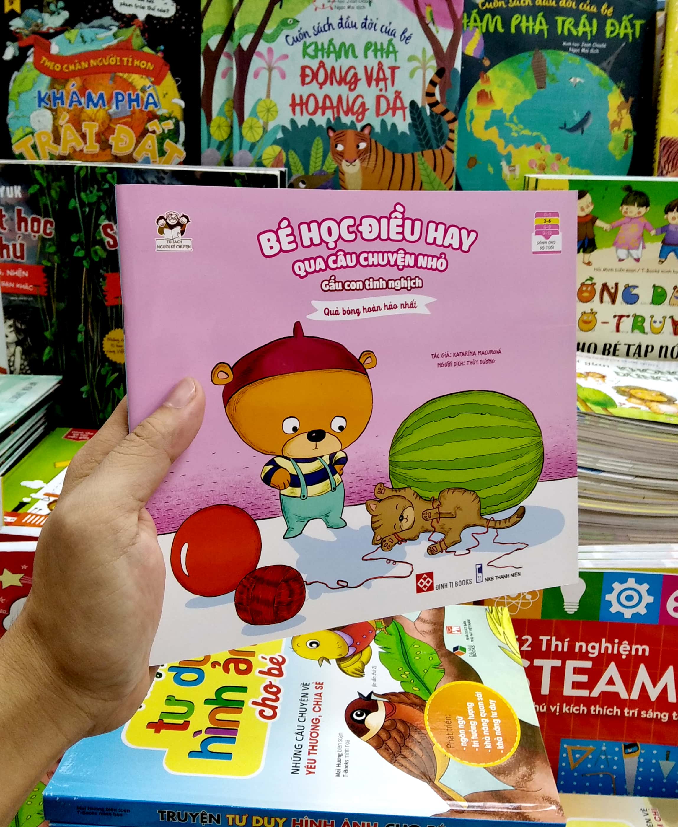 bé học điều hay qua câu chuyện nhỏ - gấu con tinh nghịch - quả bóng hoàn hảo nhất - Ảnh 7