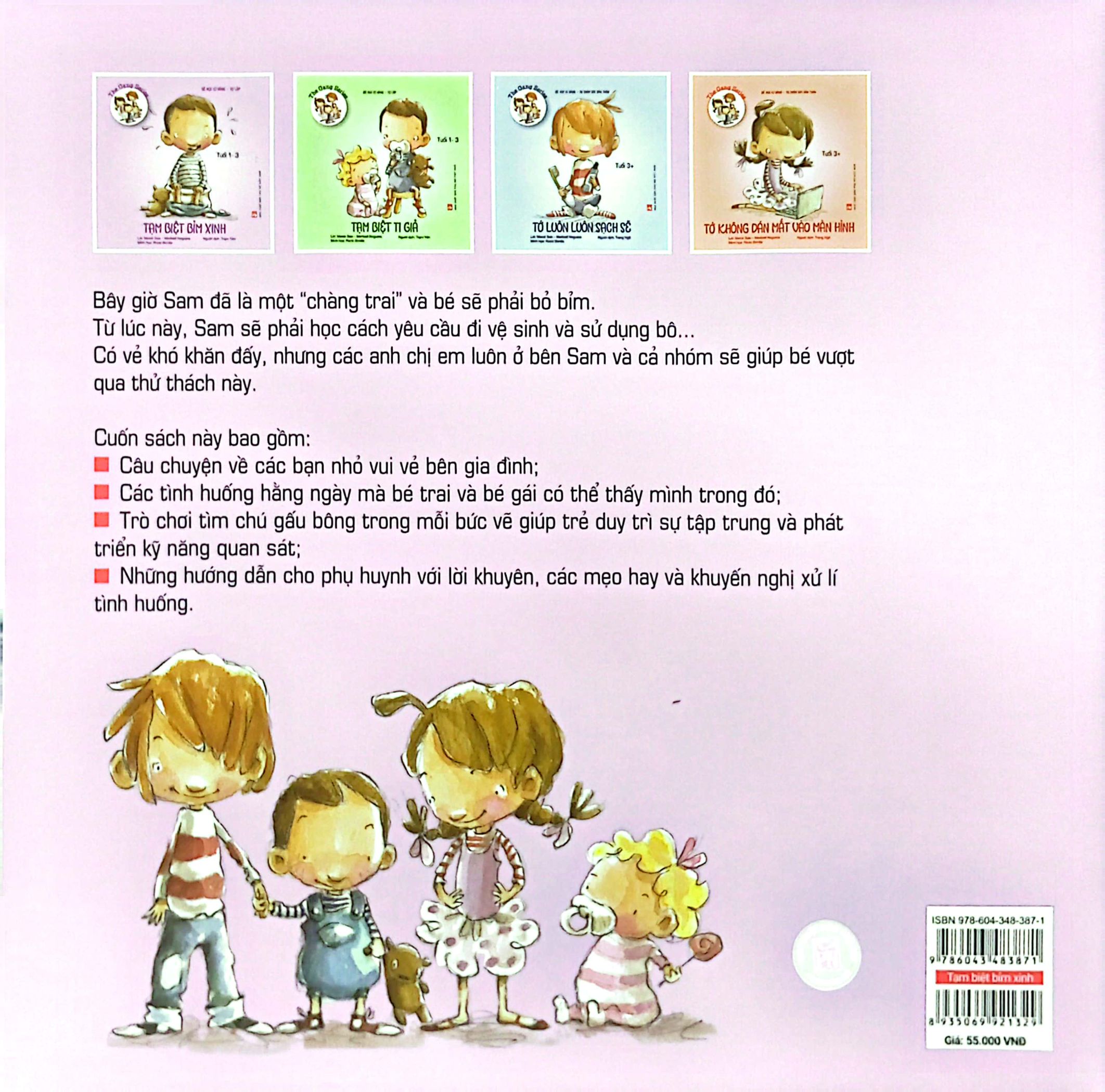 bé học kĩ năng - tự lập - tạm biệt bỉm xinh - Ảnh 7