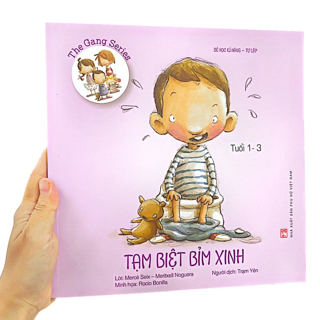 bé học kĩ năng - tự lập - tạm biệt bỉm xinh - Ảnh 8