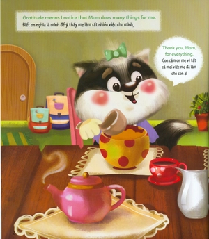 bé học lễ giáo - biết ơn (sách song ngữ anh - việt) (2020) - Ảnh 3