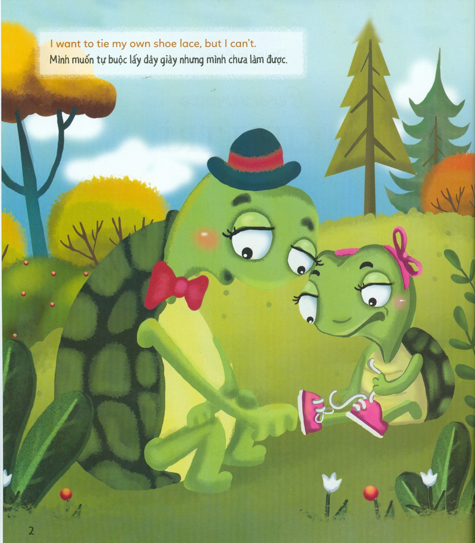 bé học lễ giáo - kiên trì (sách song ngữ anh - việt) (2020) - Ảnh 3