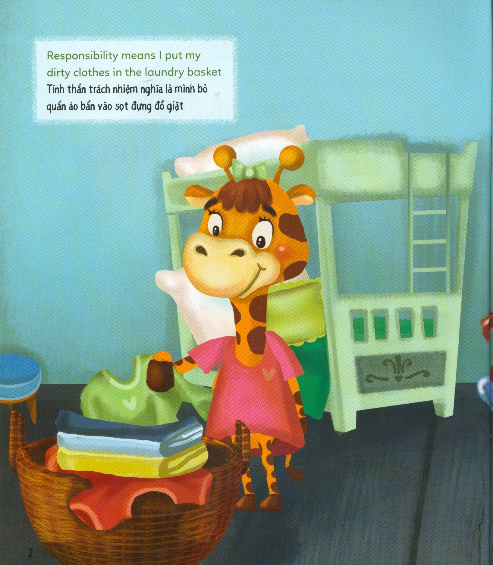 bé học lễ giáo - tinh thần, trách nhiệm (sách song ngữ anh - việt) (2020) - Ảnh 3