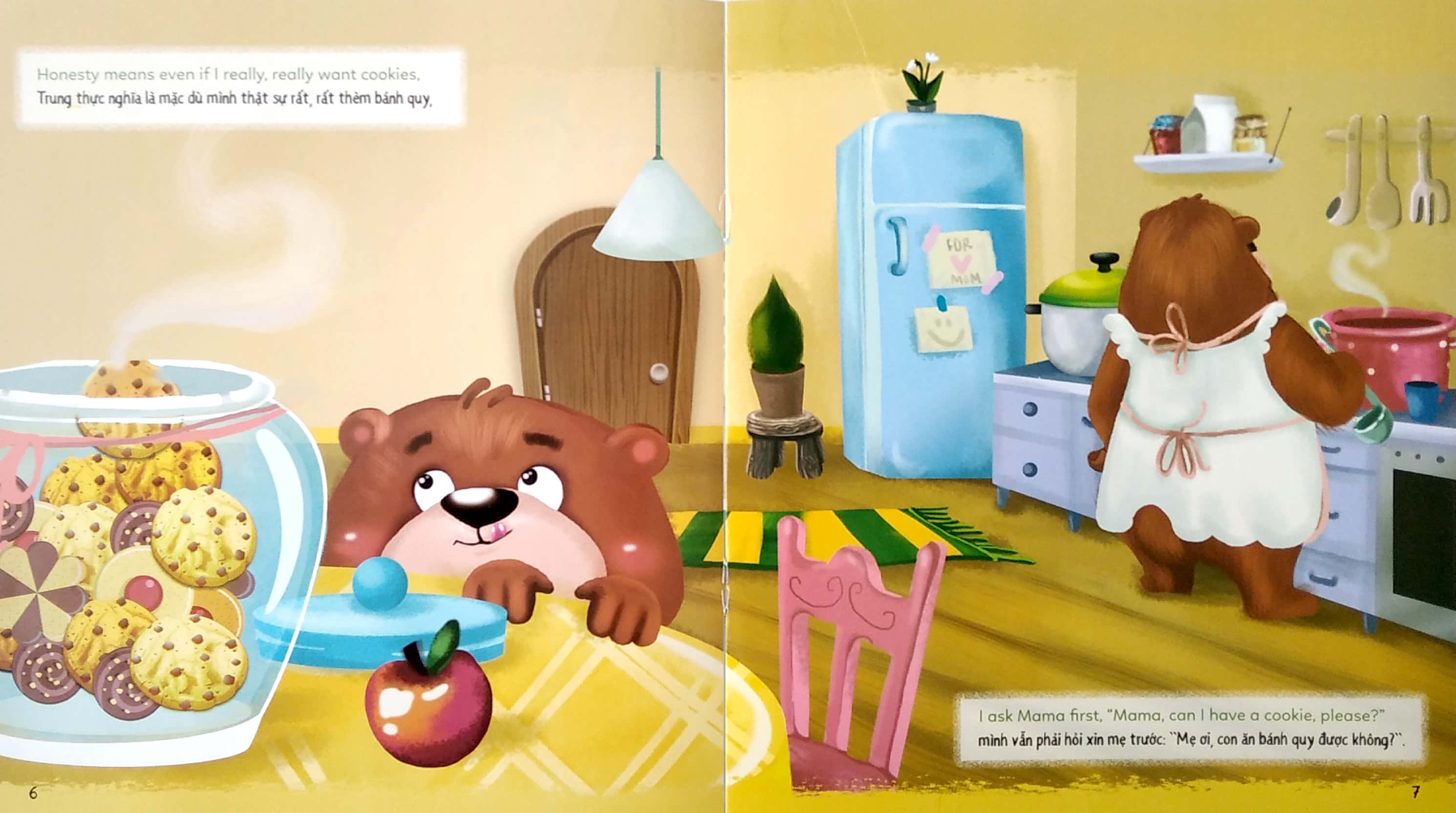 bé học lễ giáo - trung thực (song ngữ) - Ảnh 8