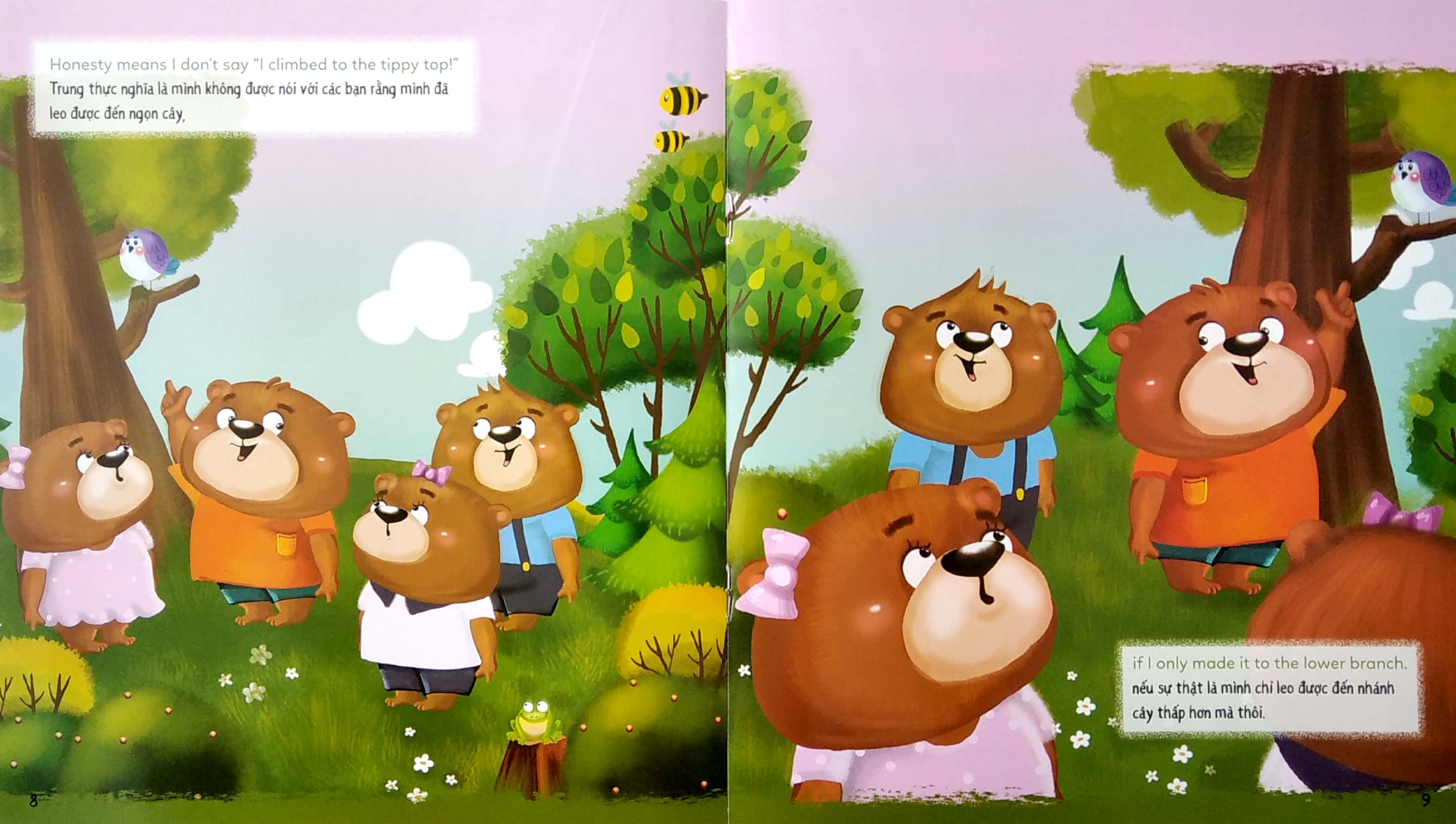 bé học lễ giáo - trung thực (song ngữ) - Ảnh 9