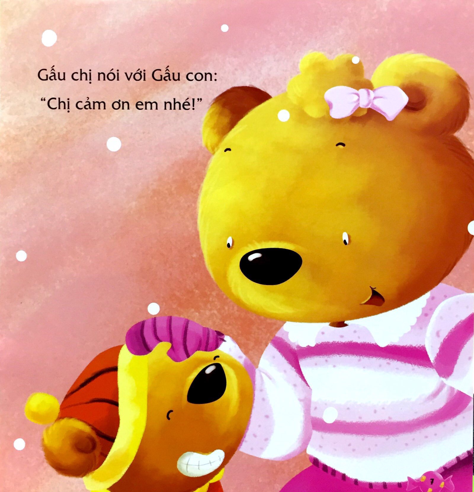 bé học nói lời hay - nói lời cảm ơn - người tuyết đáng yêu! - Ảnh 6