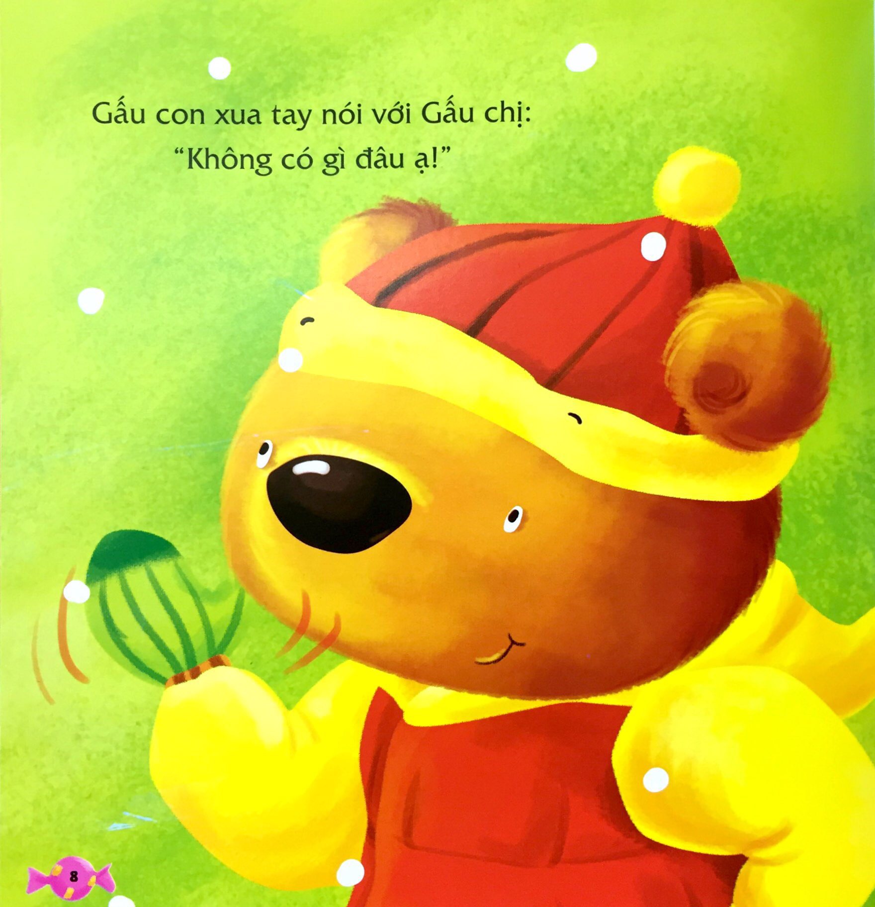 bé học nói lời hay - nói lời cảm ơn - người tuyết đáng yêu! - Ảnh 7