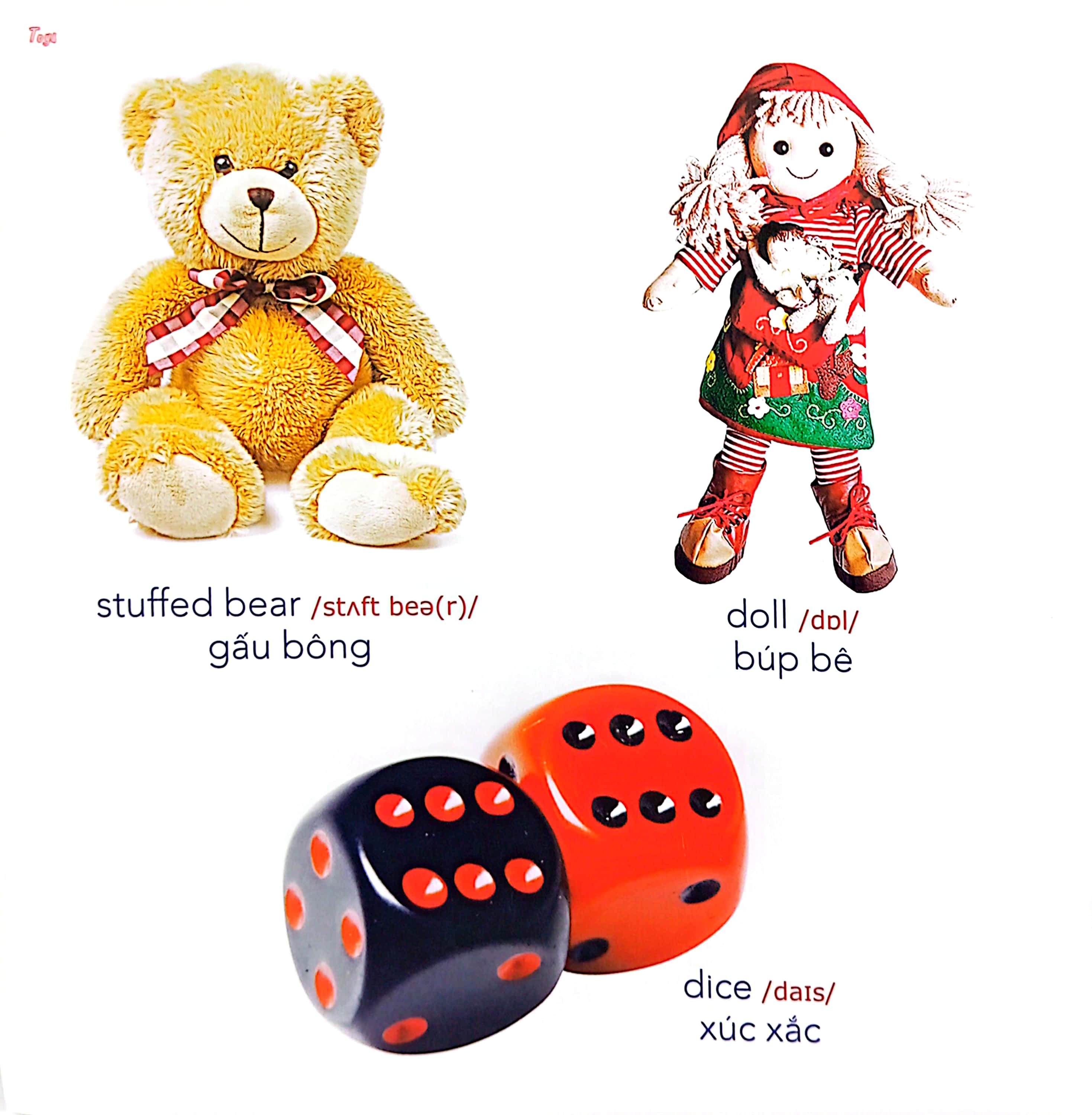 bé học tiếng anh qua hình ảnh - english for children - đồ chơi - toys - Ảnh 3