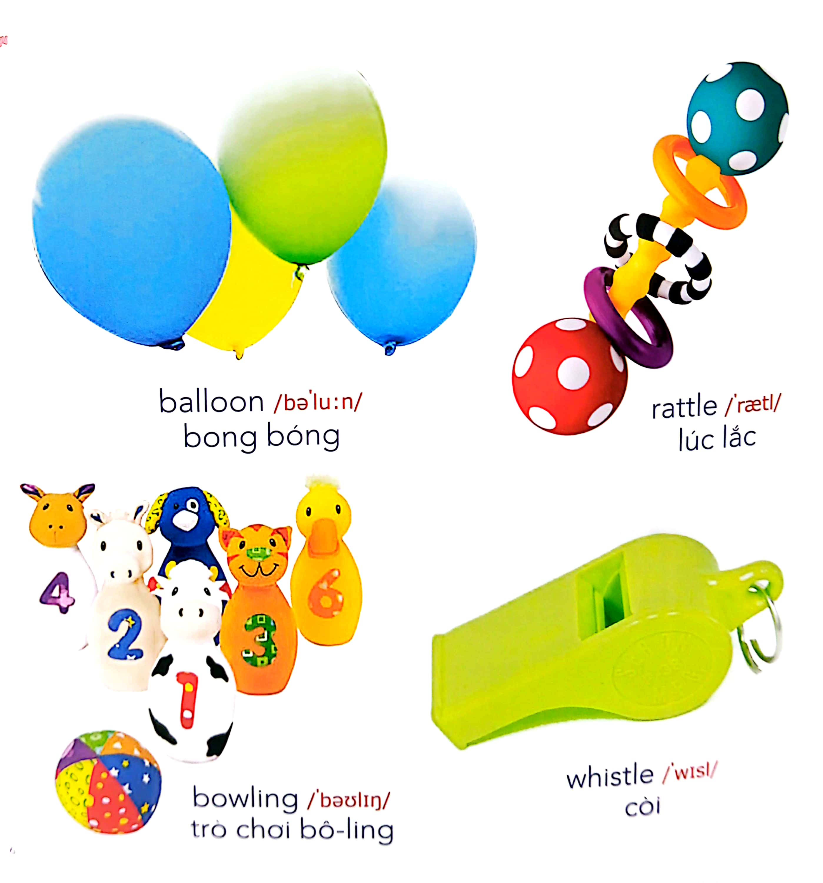 bé học tiếng anh qua hình ảnh - english for children - đồ chơi - toys - Ảnh 7