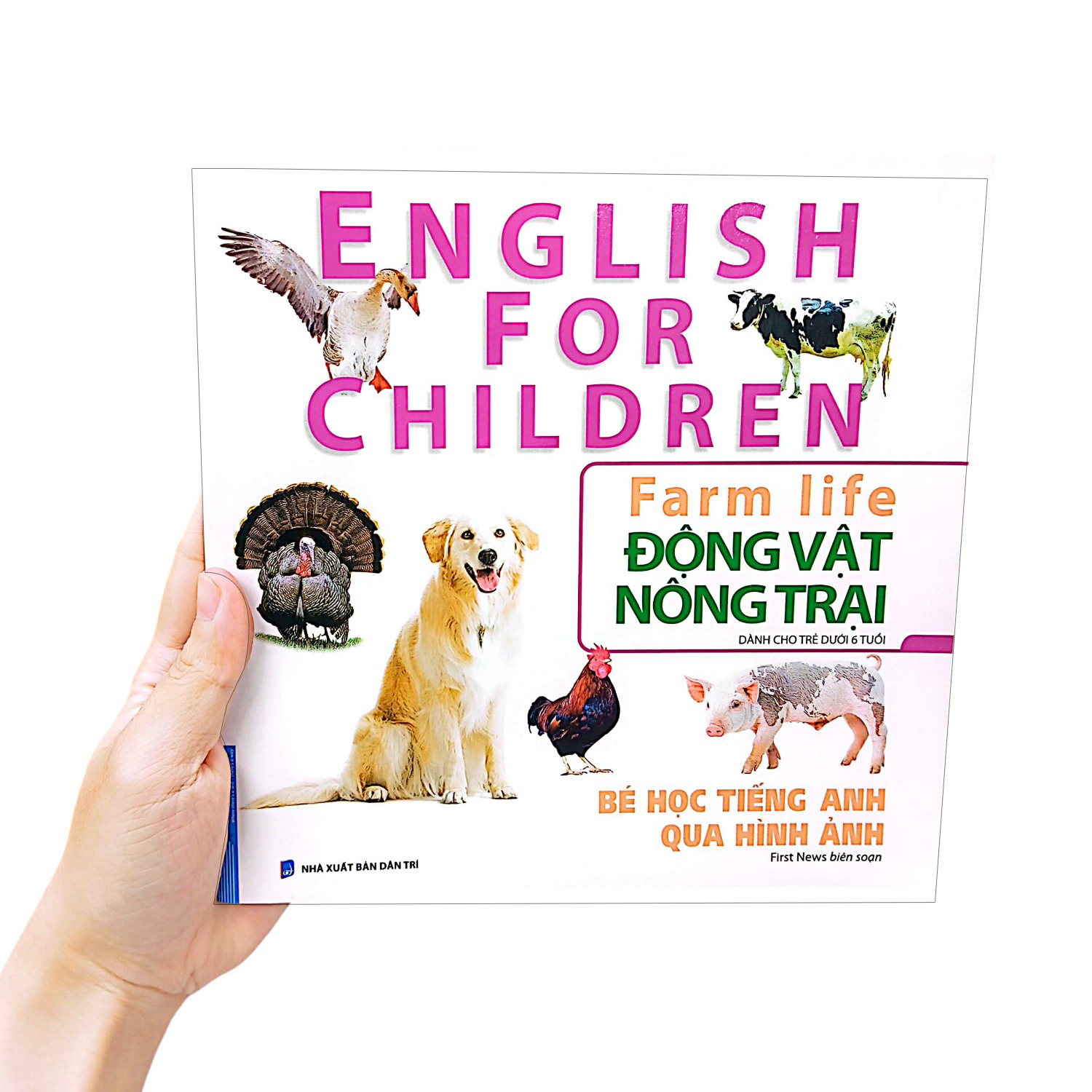 bé học tiếng anh qua hình ảnh - english for children - động vật nông trại - farm life - Ảnh 8