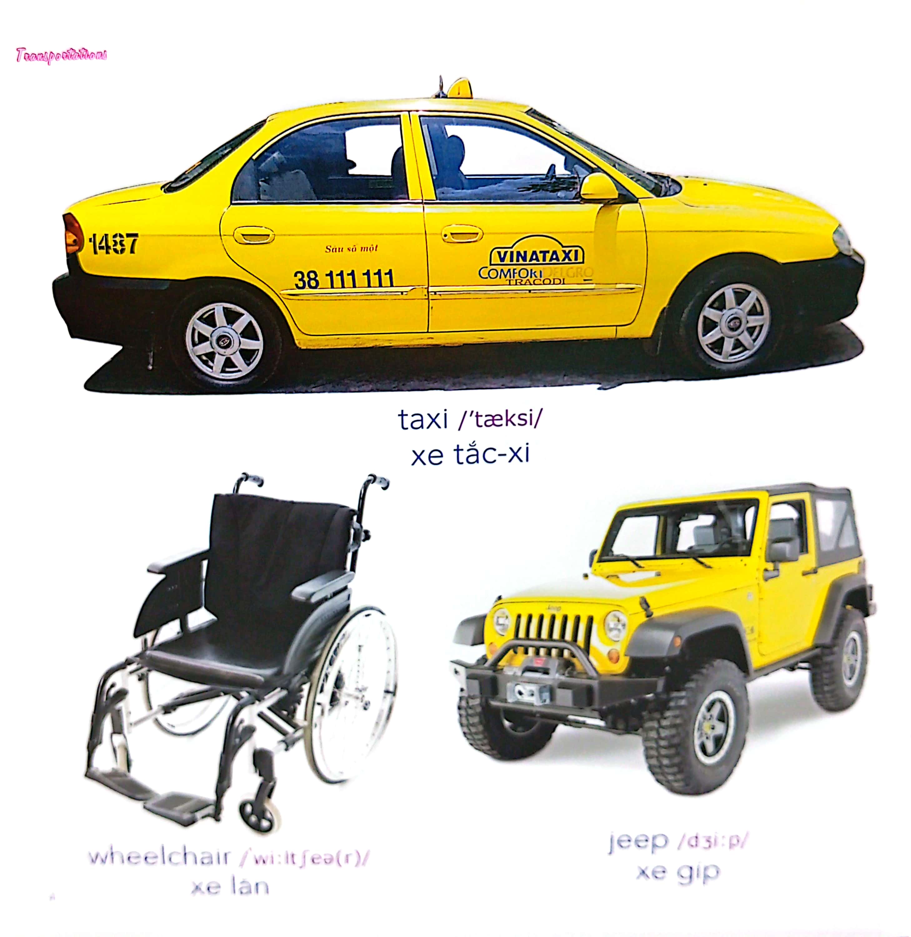 bé học tiếng anh qua hình ảnh - english for children - phương tiện vận chuyển - transportations - Ảnh 5