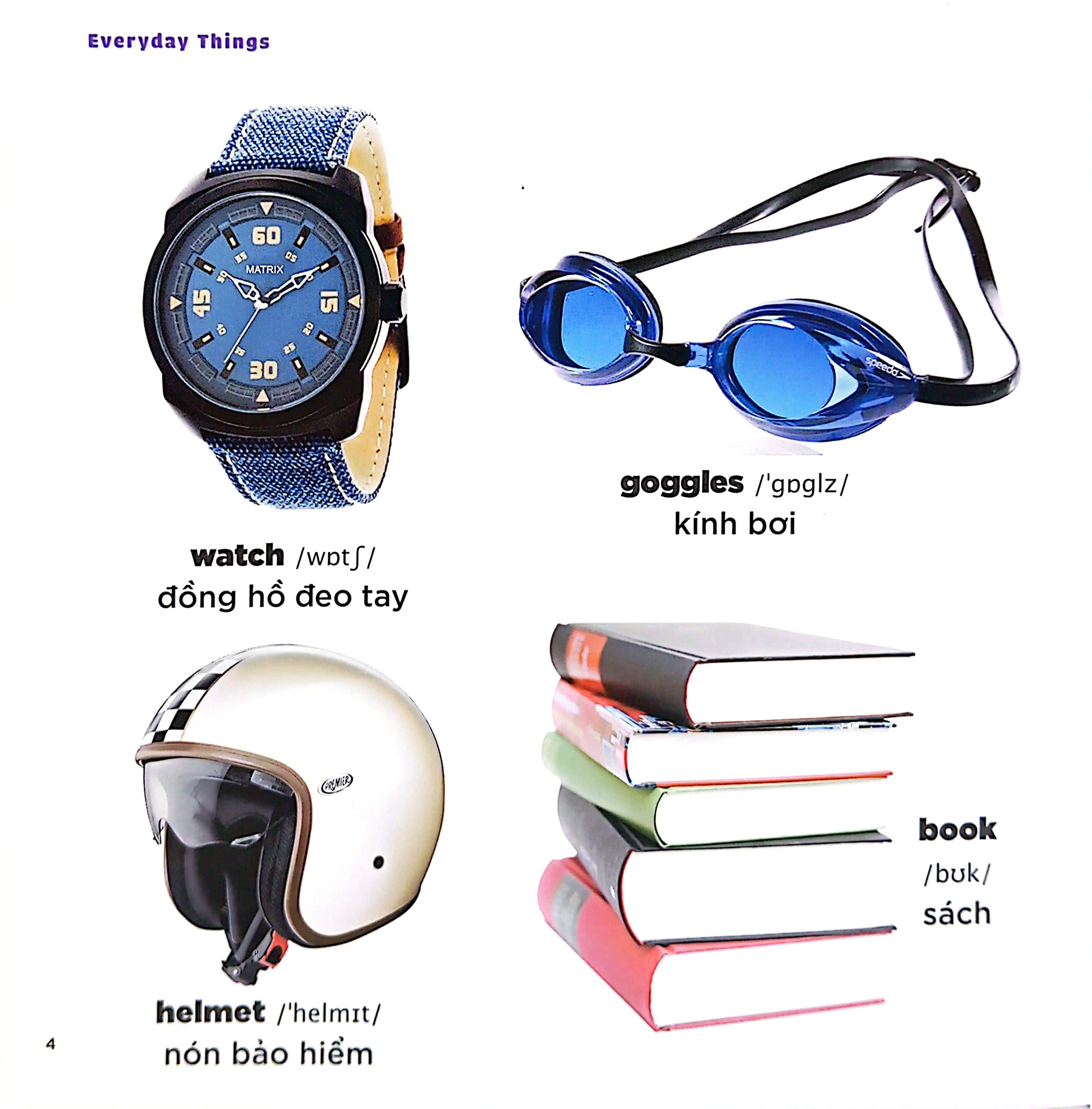 bé học tiếng anh qua hình ảnh - english for children - vật dụng hàng ngày - everyday things - Ảnh 5