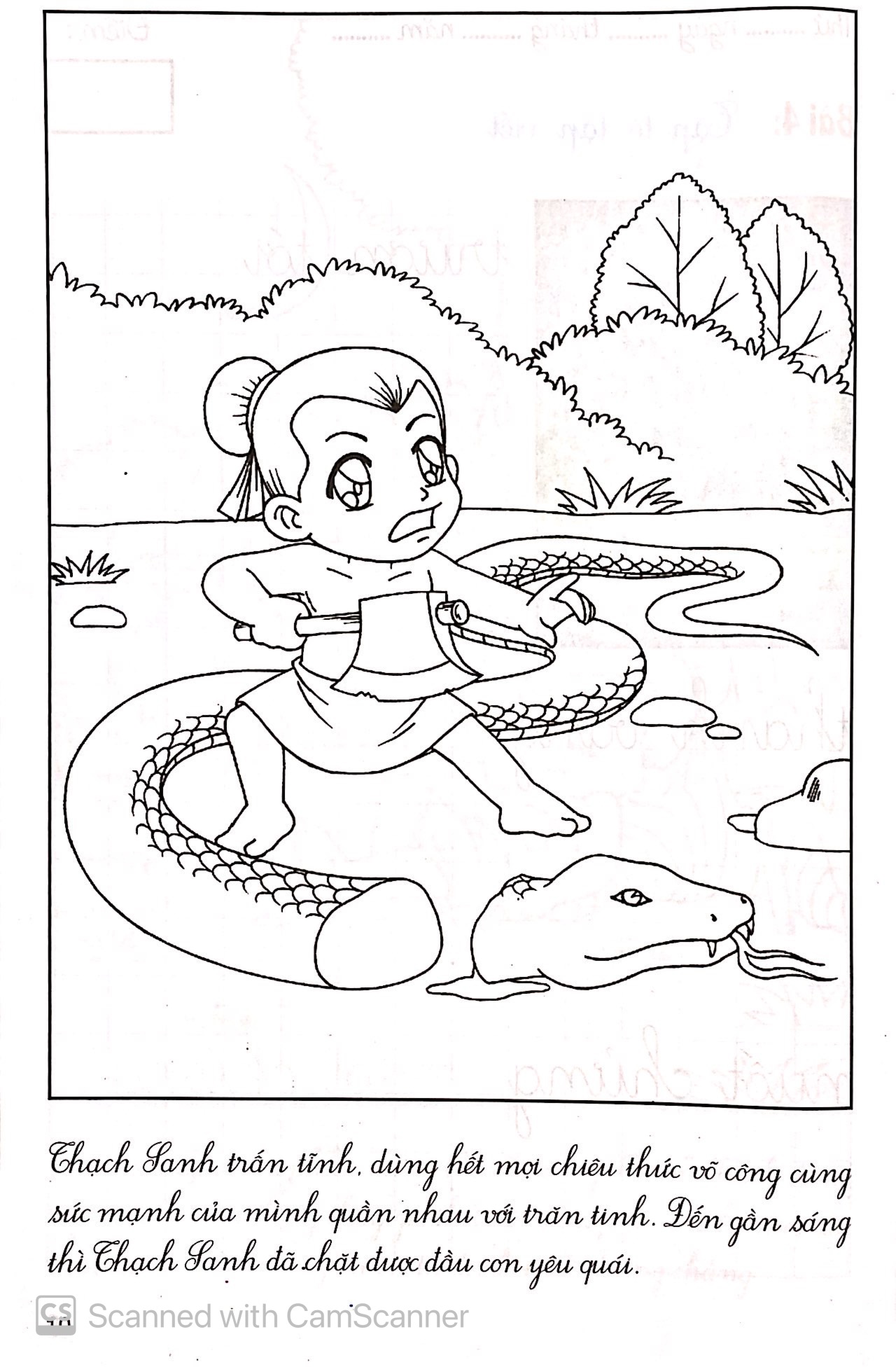 bé kể chuyện tô màu tập viết - thạch sanh lý thông - Ảnh 11