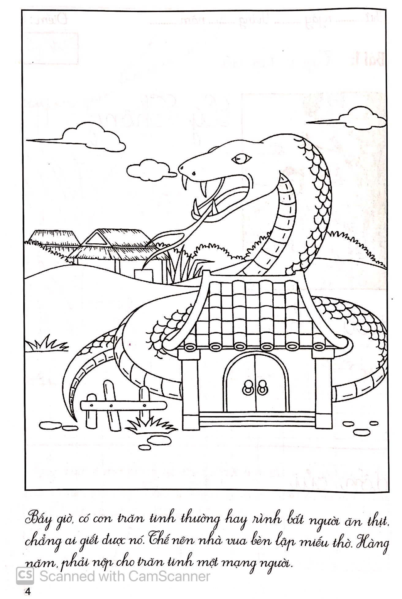 bé kể chuyện tô màu tập viết - thạch sanh lý thông - Ảnh 5