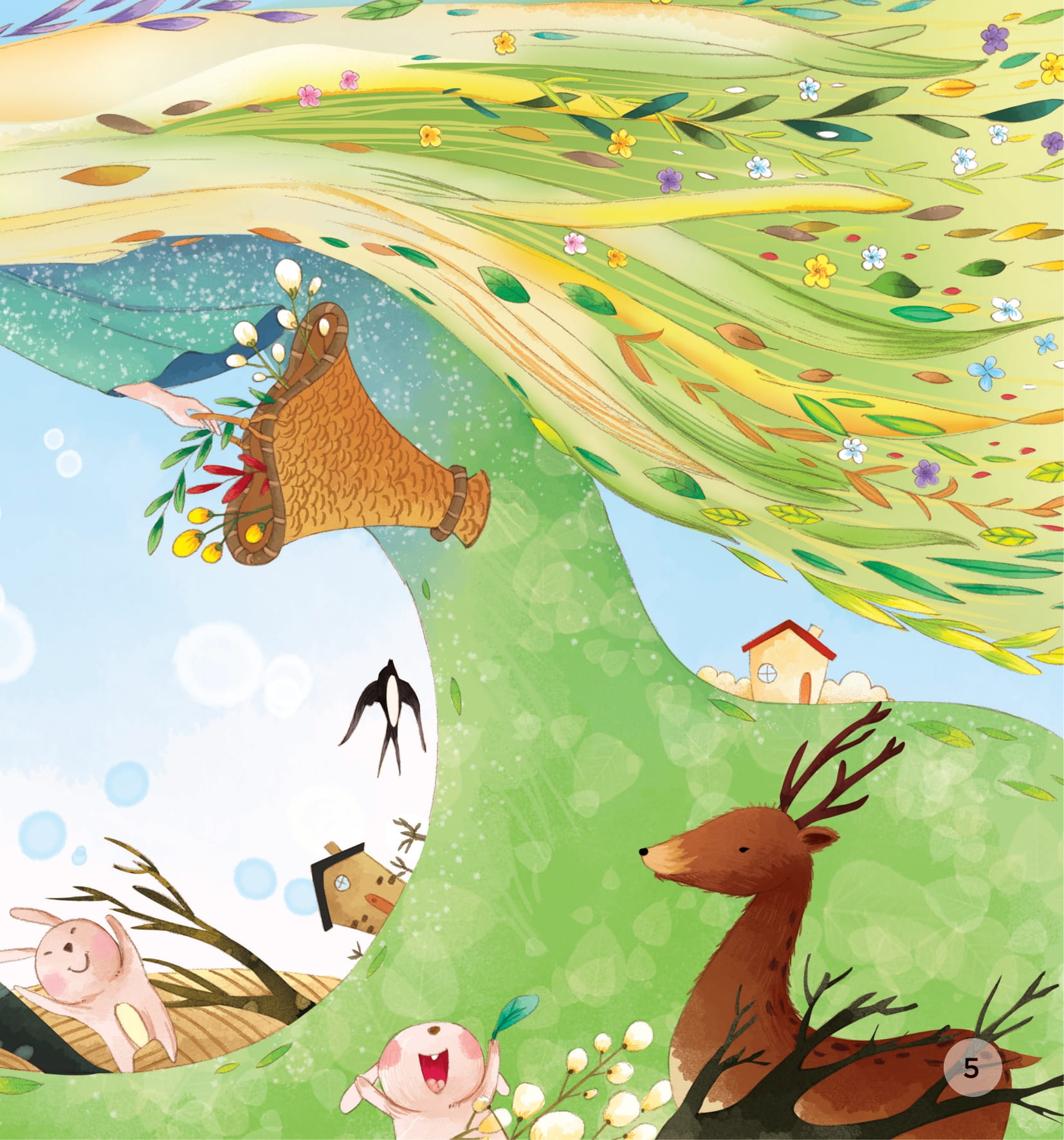 bé khám phá khoa học qua truyện đồng thoại, bốn mùa rực rỡ - mùa xuân rộn rã - Ảnh 4