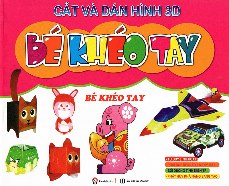 bé khéo tay - cắt và dán hình 3d - bé khéo tay - Ảnh 2