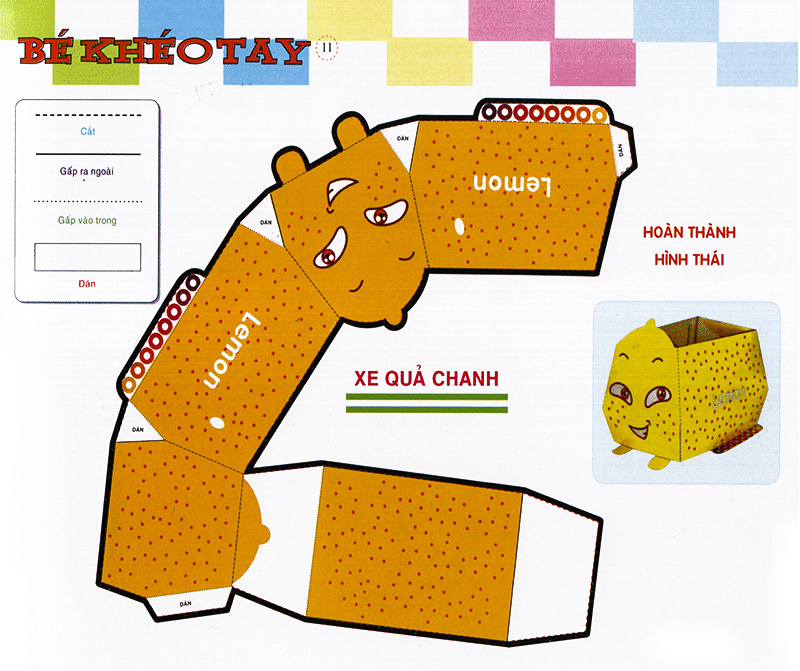 bé khéo tay - cắt và dán hình 3d - hoạt hình hấp dẫn - Ảnh 12