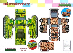 bé khéo tay - xe quân sự - Ảnh 2