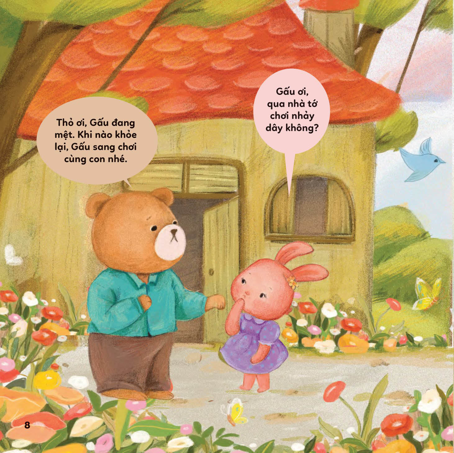 bé khỏe bé vui - không sợ bệnh viện - gấu nâu sốt cao - Ảnh 6