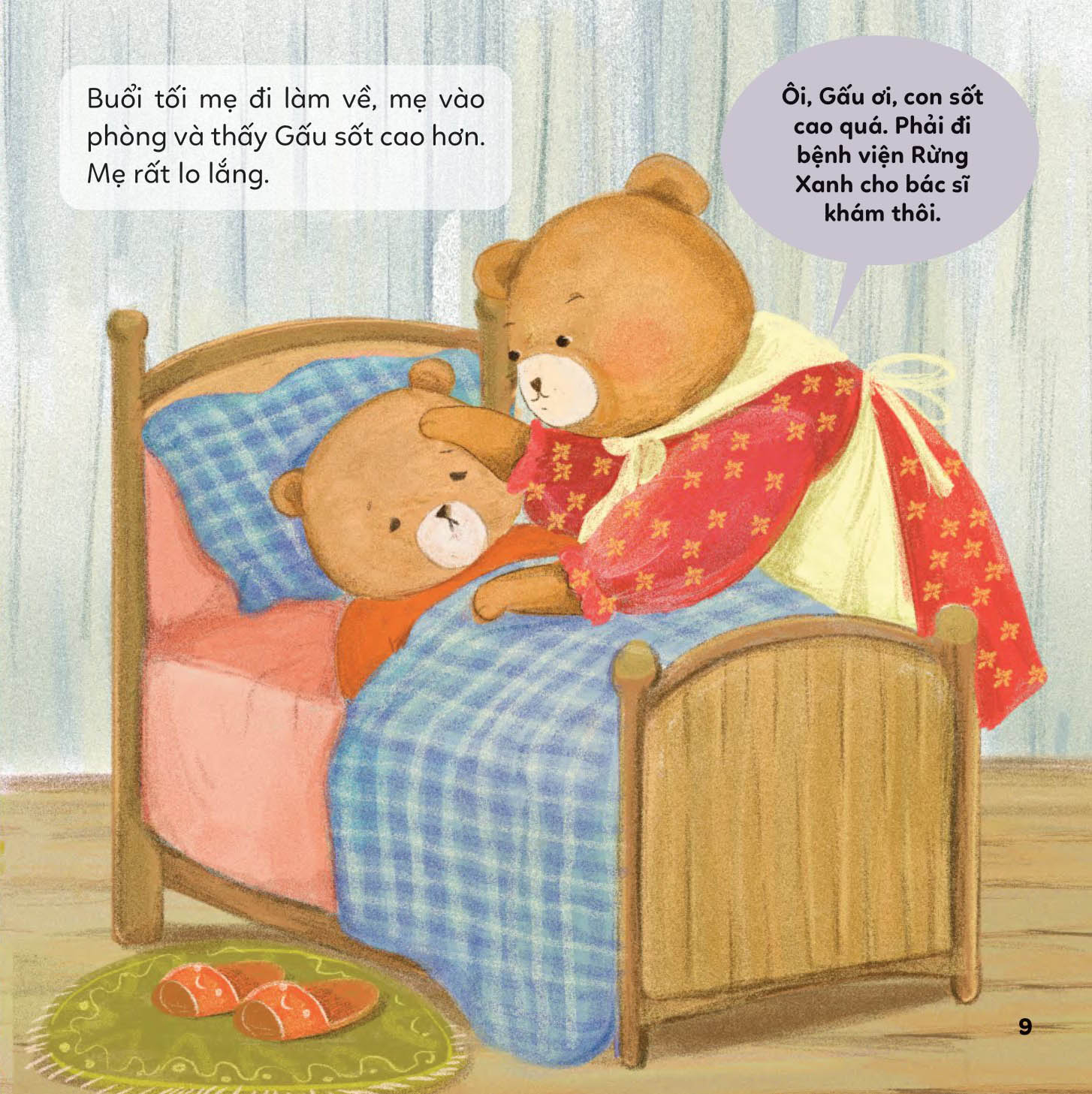 bé khỏe bé vui - không sợ bệnh viện - gấu nâu sốt cao - Ảnh 7