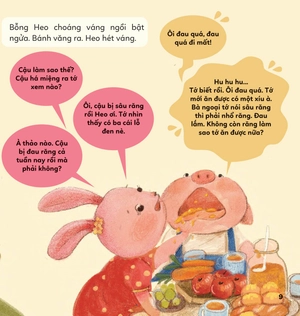 bé khỏe bé vui - không sợ bệnh viện - heo vàng đau răng - Ảnh 7