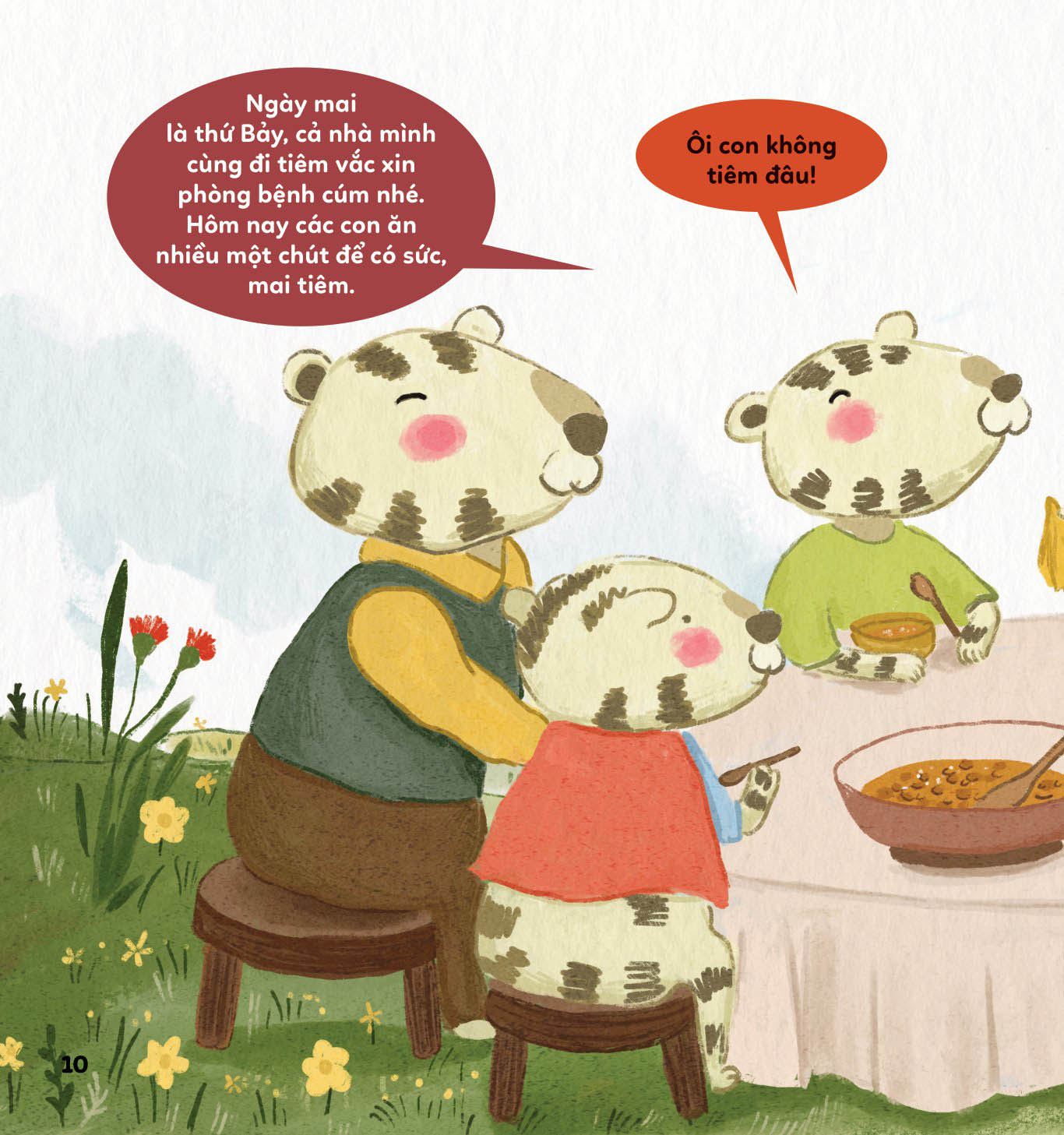 bé khỏe bé vui - không sợ bệnh viện - hổ vằn đi tiêm chủng - Ảnh 6