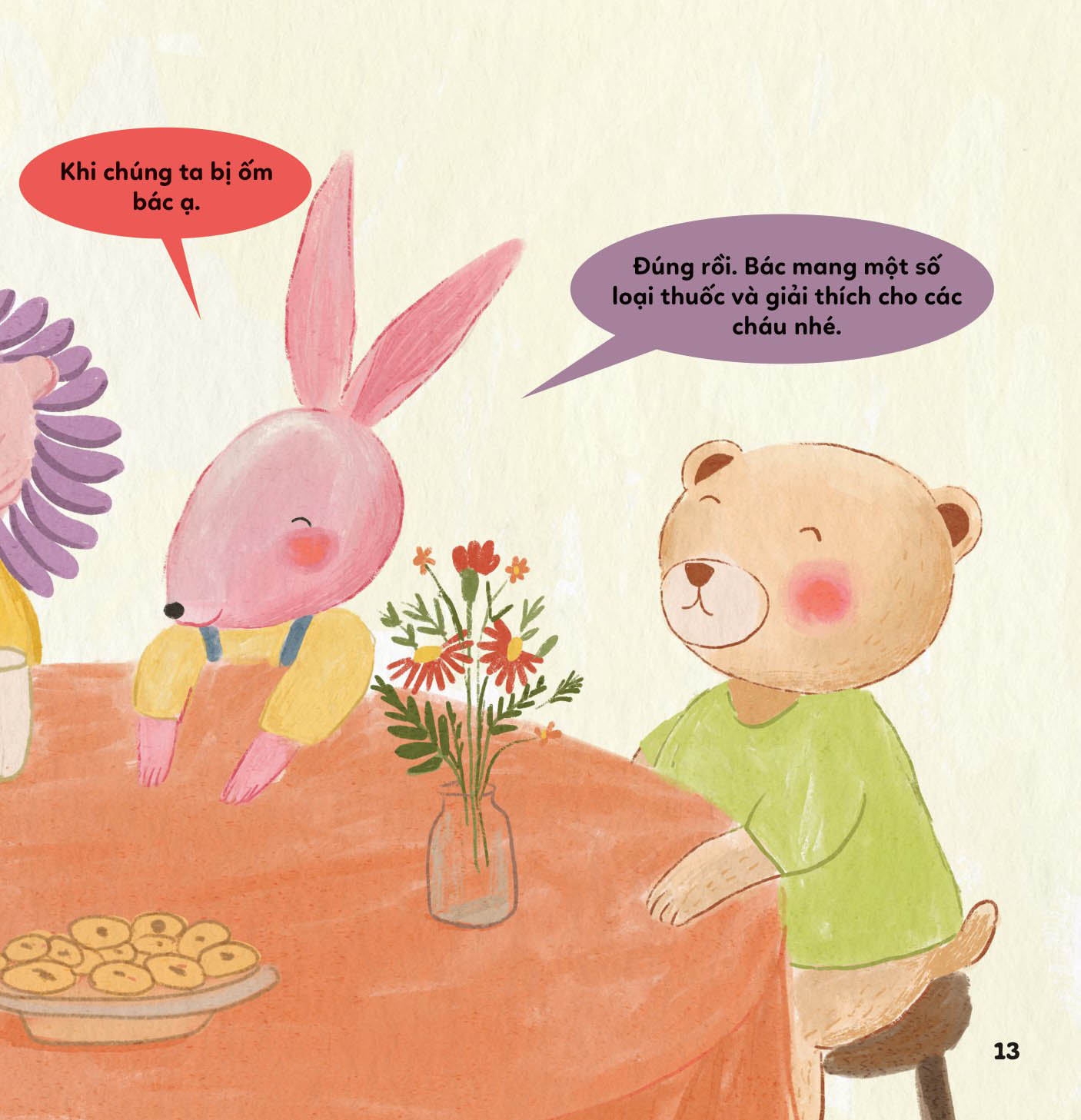 bé khỏe bé vui - không sợ bệnh viện - nhím tím uống thuốc siêu giỏi - Ảnh 7