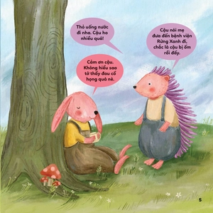 bé khỏe bé vui - không sợ bệnh viện - thỏ hồng viêm họng - Ảnh 3