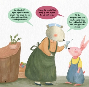 bé khỏe bé vui - không sợ bệnh viện - thỏ hồng viêm họng - Ảnh 4