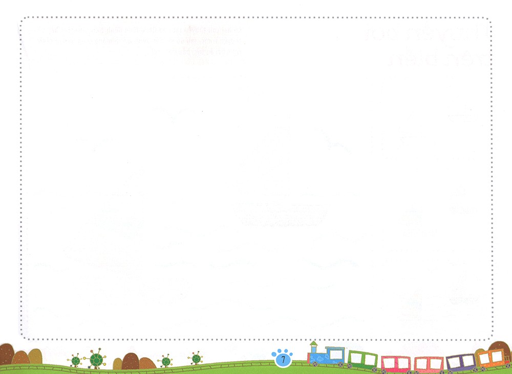 bé làm họa sĩ - những nét vẽ đầu tiên - 3~4 tuổi - tập a - Ảnh 10