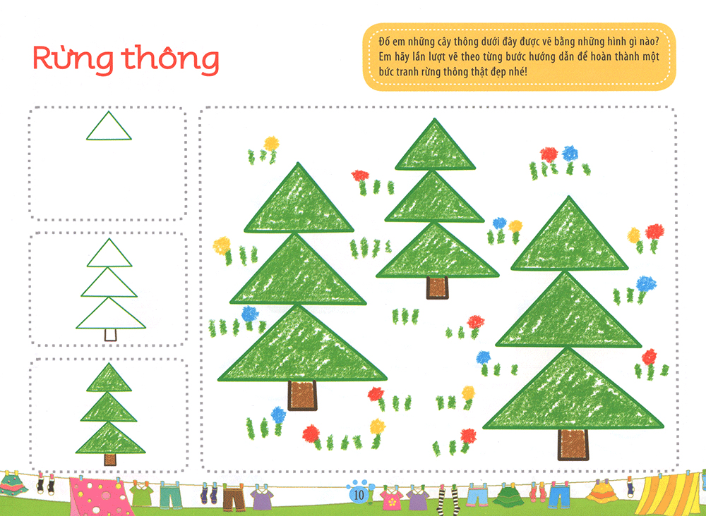 bé làm họa sĩ - những nét vẽ đầu tiên - 3~4 tuổi - tập a - Ảnh 13