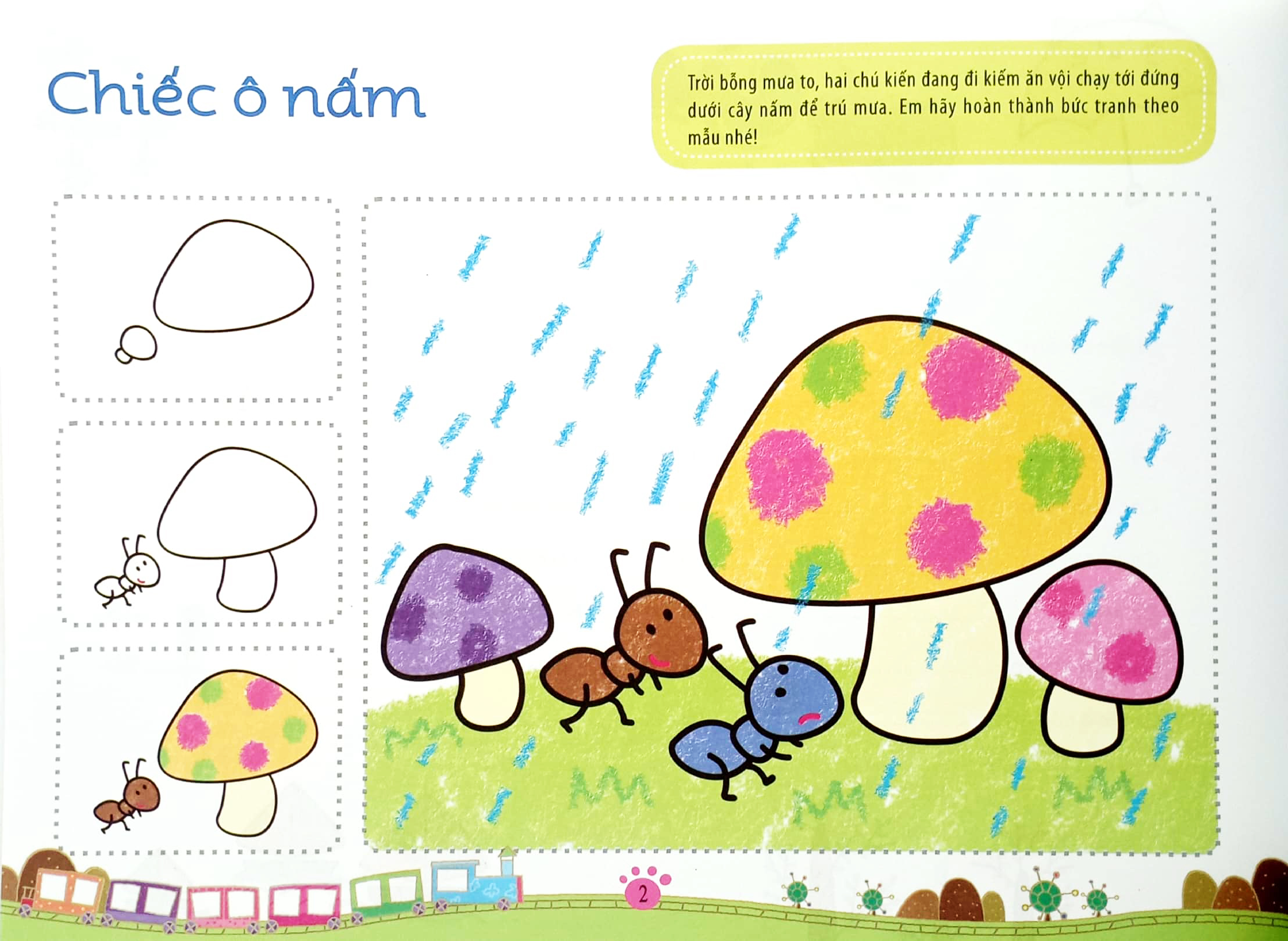 bé làm họa sĩ - những nét vẽ đầu tiên - 3~4 tuổi - tập b - Ảnh 5