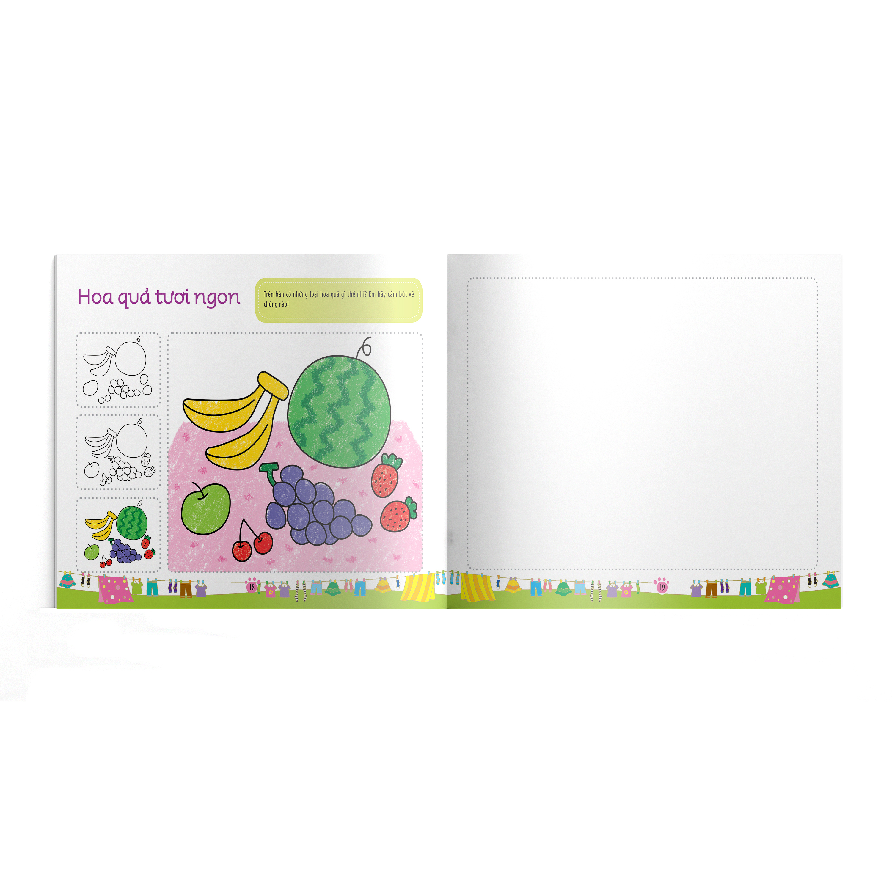 bé làm họa sĩ - những nét vẽ đầu tiên - 4~5 tuổi - tập b - Ảnh 3