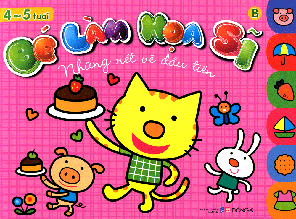 bé làm họa sĩ - những nét vẽ đầu tiên - 4~5 tuổi - tập b - Ảnh 4