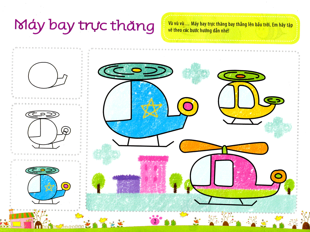 bé làm họa sĩ - những nét vẽ đầu tiên - 4~5 tuổi - tập b - Ảnh 6