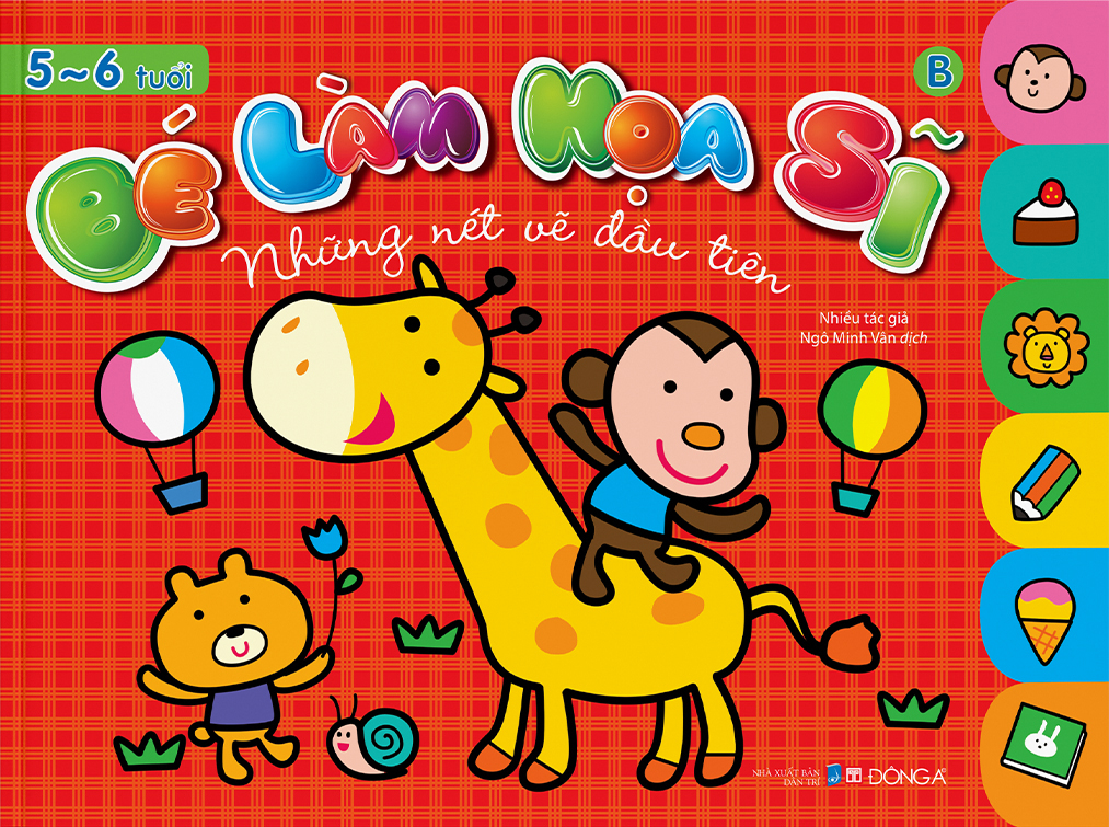 bé làm họa sĩ - những nét vẽ đầu tiên - 5~6 tuổi - tập b - Ảnh 2