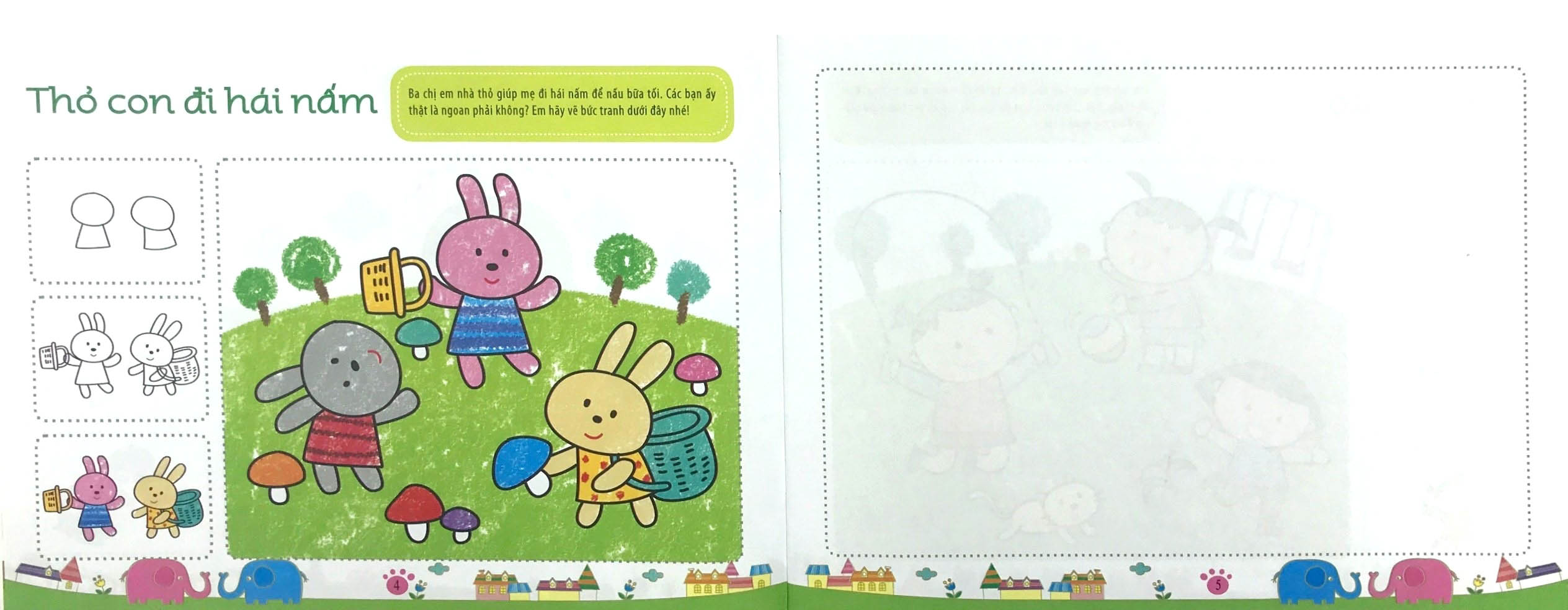 bé làm họa sĩ - những nét vẽ đầu tiên - 5~6 tuổi - tập b - Ảnh 5