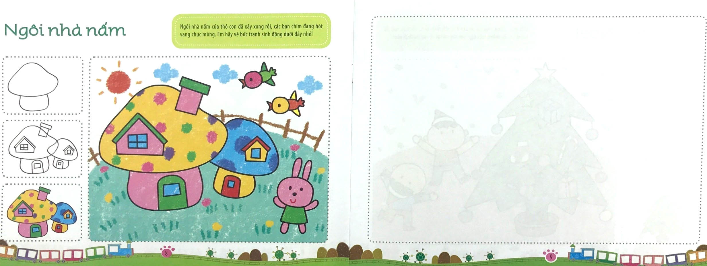 bé làm họa sĩ - những nét vẽ đầu tiên - 5~6 tuổi - tập b - Ảnh 6