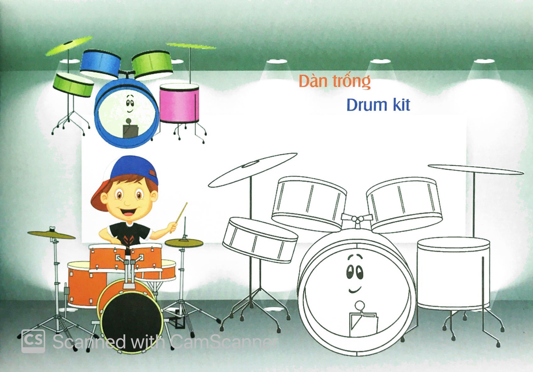 bé làm quen môi trường - nhạc cụ - Ảnh 4