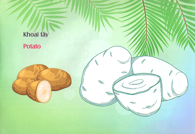 bé làm quen môi trường - rau củ - Ảnh 6