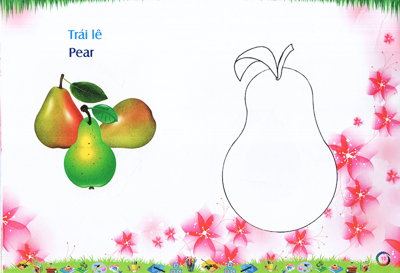 bé làm quen môi trường - trái cây - Ảnh 12