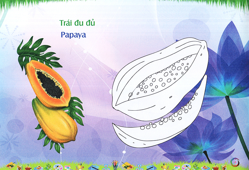 bé làm quen môi trường - trái cây - Ảnh 6