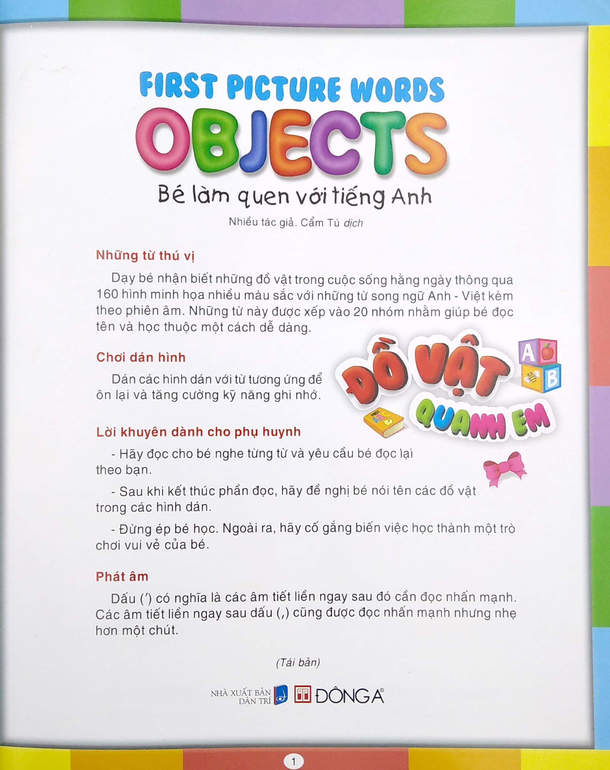 bé làm quen với tiếng anh - đồ vật quanh em - Ảnh 3