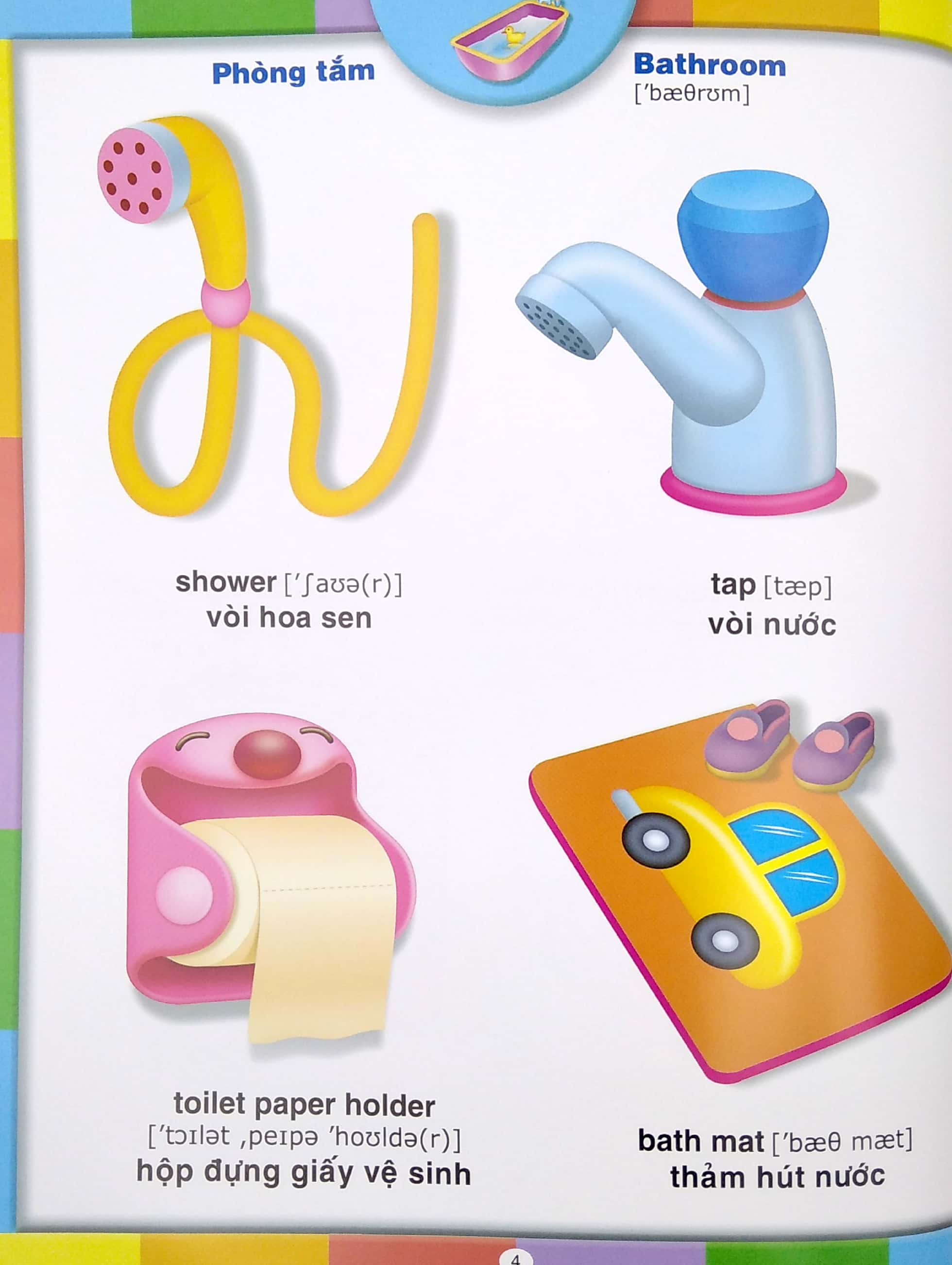 bé làm quen với tiếng anh - đồ vật quanh em - Ảnh 6