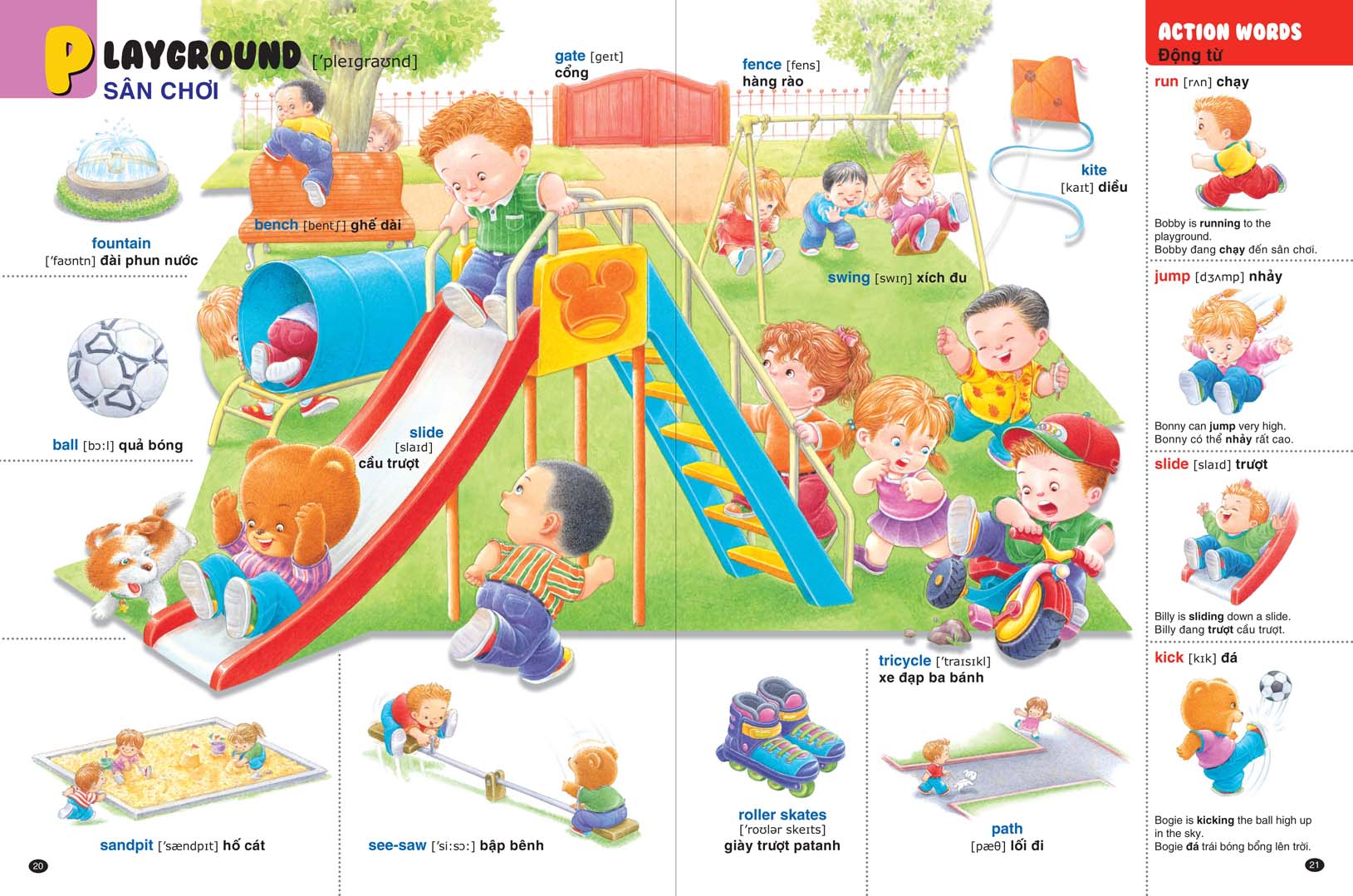 bé làm quen với tiếng anh - gấu bogie học từ - Ảnh 4