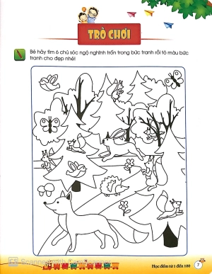 bé làm quen với toán - học đếm từ 1 đến 100 (tái bản 2019) - Ảnh 8