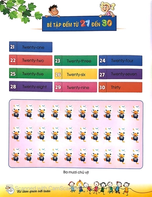 bé làm quen với toán - học đếm từ 1 đến 100 (tái bản 2019) - Ảnh 9