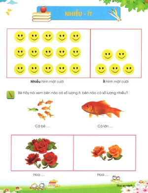 bé làm quen với toán - học so sánh (tái bản 2019) - Ảnh 11