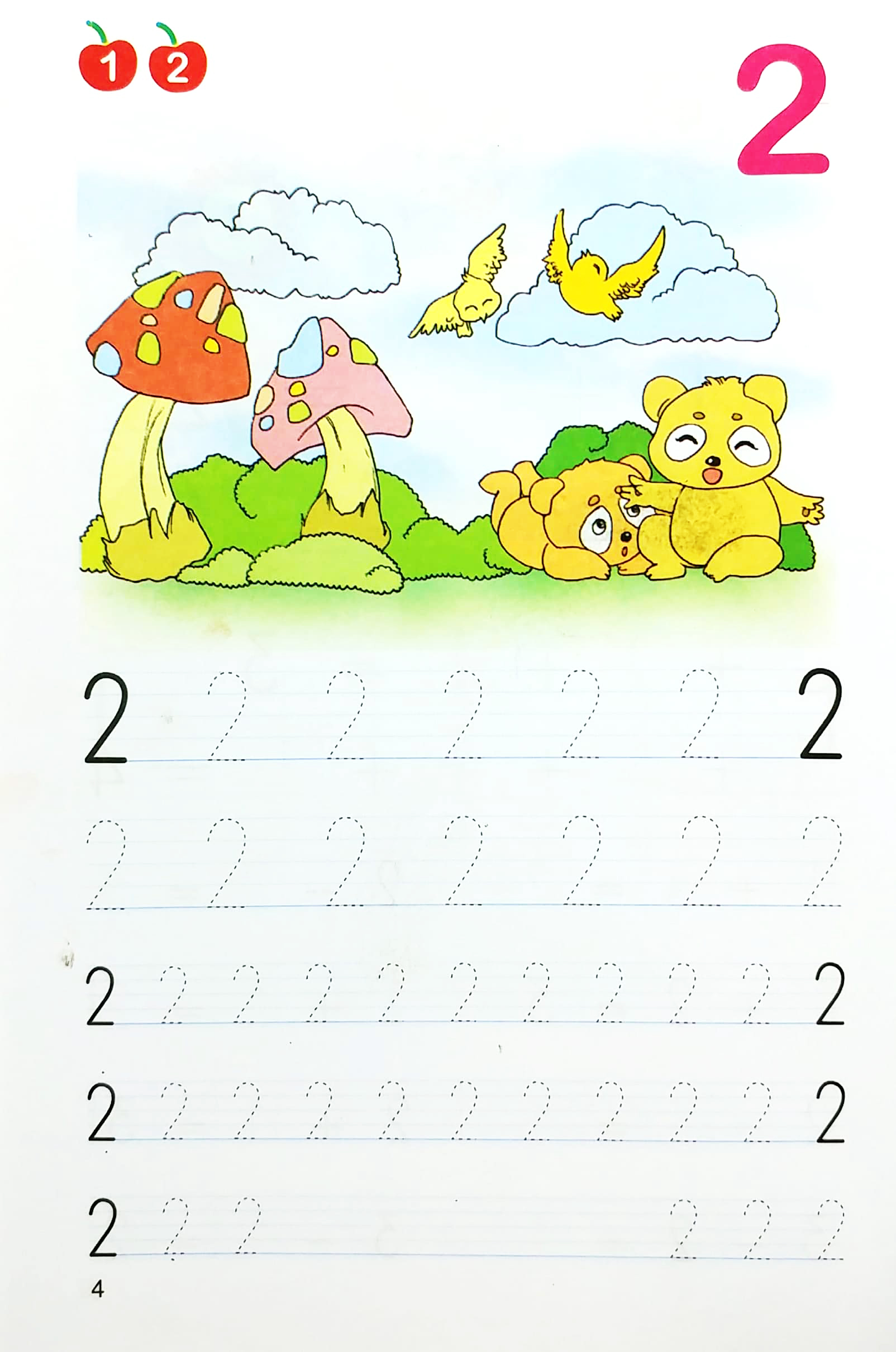 bé làm quen với toán - làm quen chữ số - Ảnh 5